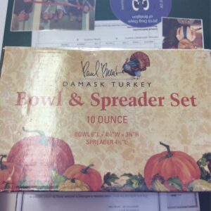 Turkey Bowl & Spreader Set