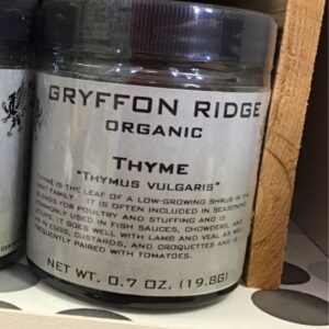Gryffon Ridge thyme
