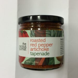 Roasted red pepper artichoke tapenade