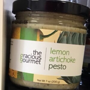 Gracious gourmet lemon artichoke pesto