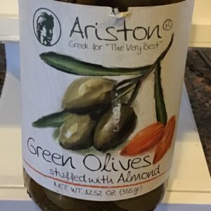 Ariston green olives with almond
