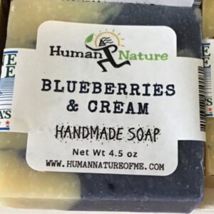 Human Nature Blueberries & Cream Soap