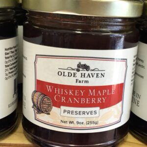 Whiskey Maple Cranberry Preserves