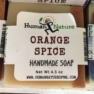 Human Nature orange spice soap