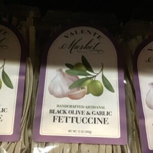 Black Olive & Garlic Fettuccine