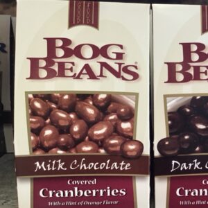 Milk chocolate covered cranberries