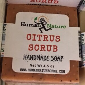 Human Nature Citrus Scrub Soap