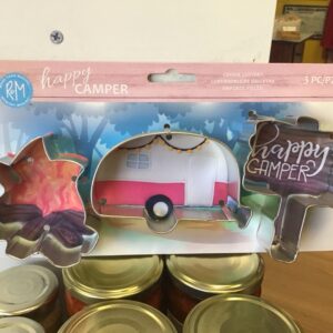 3 piece Happy Camper cookie set