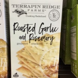 Roasted Garlic &Rosemary crackers