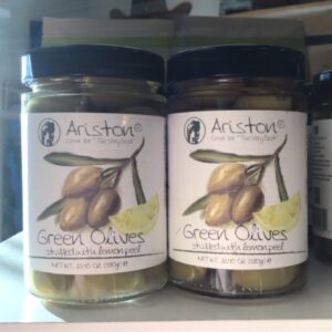 Aristotle green with lemon peel