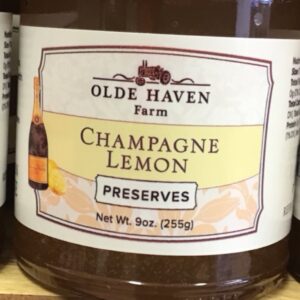 Champagne lemon preserves