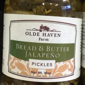 Bread & Butter Jalapeño pickles
