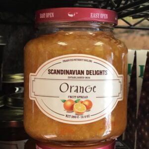 Orange fruit spread