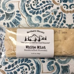White Mint biscotti