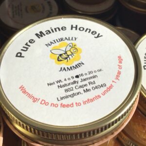 Naturally jammin honey 9oz.