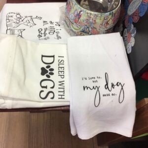 Dog dish towels
