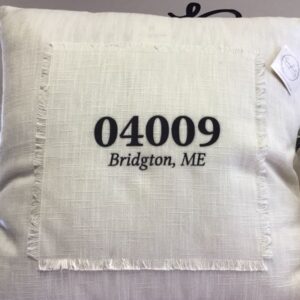 Zip Code Pillows