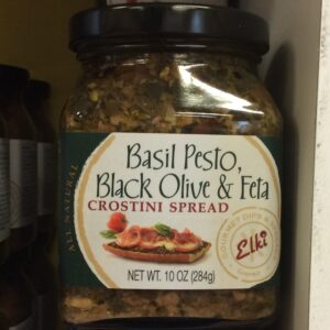 Elki Basil Pesto, Black Olive And Feta