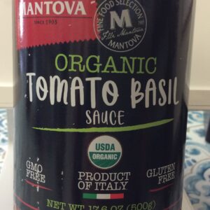 Organic tomato basil sauce