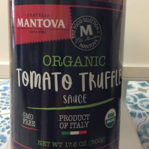 Organic tomato truffle sauce
